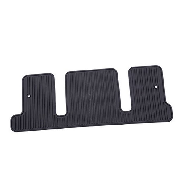 GM Accessories 22896333 Third Row 1-Piece All-Weather Floor Mat in Ebony with Deep Rib General Motors 